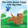 Little Brown Puppy with Big Paws