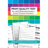 Print Quality Test For Self-Published Authors & Low-Content Creators: Compare The Print Quality of Different Fonts, Lines, Cover Colors, Shades of Gra