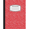 Classic Composition Notebook: (8.5x11) Wide Ruled Lined Paper Notebook Journal (Red) (Notebook for Kids, Teens, Students, Adults) Back to School and