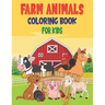 Farm Animals Coloring Book For Kids: 50 Baby Farm Animals Coloring Pages