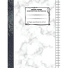 Graph Paper Composition Notebook: 110 Pages - Quad Ruled 4x4 - 8.5" x 11" Marble Large Notebook with Grid Paper - Math Notebook For Students