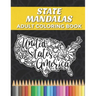 State Mandalas Adult Coloring Book: Floral Mandala Coloring Book for Adults Stress Relieving Designs