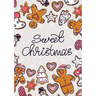 Merry Christmas Coloring Card: Cheaper and More Useful than a Card! (Sweet Christmas; Christmas Cookies; Gingerbread) Medium A5 - 5.83X8.27