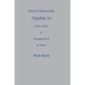 Qwest Homework Algebra I: A Study Guide and Example/Test and Note Workbook
