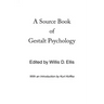 A Source Book of Gestalt Psychology