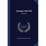 Catalogue 1929-1930: 1929-1930