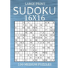 Large Print Sudoku 16x16 - 100 Medium Puzzles: Hexadoku Puzzle Book for Adults - Sudoku Variant Game