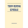 Torah Reading Schedule