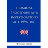 Criminal Procedure and Investigations Act 1996