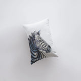 Zebra |  Watercolor Zebra | 12x18 | Pillow Cover | African Animal | Animal Lover | Unique Pillow Cases | Animal Pillow | Animal Print Pillow by UniikPillows