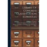 Library Of Congress Classification Schedules