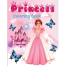 Princess coloring book: 60 unique and beautiful designs for girls aged 3-9 years - a great gift