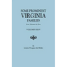 Some Prominent Virginia Families. Four Volumes in Two. Volumes III-IV