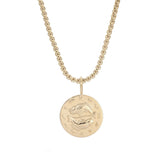 Zodiac Pendant & Thin Box Chain Necklace by eklexic jewelry