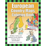 European Country Maps Coloring Book: 46 Blank, Outline and Detailed Country Maps for Coloring, Home, and Education