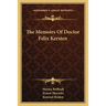The Memoirs Of Doctor Felix Kersten