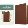NLT Thinline Center-Column Reference Bible, Filament Enabled (Leatherlike, Rustic Brown, Indexed, Red Letter)