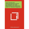 The Nature Of Demonstrative Proof According To The Principles Of Aristotle And St. Thomas Aquinas
