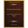 The Hord Family Of Virginia: A Supplement To The Genealogy Of The Hord Family (1915)