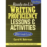 Ready-To-Use Writing Proficiency Lessons & Activities: 10th Grade Level