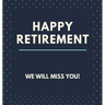 Happy Retirement Guest Book (Hardcover): Guestbook for retirement, message book, memory book, keepsake, retirment book to sign