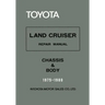 Toyota Land Cruiser Repair Manual - Chassis & Body - 1975-1980