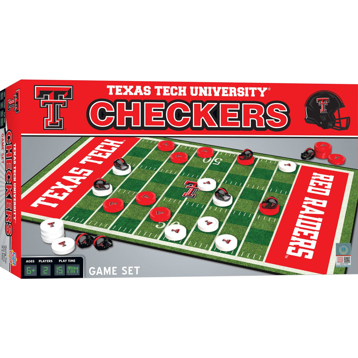 Texas Tech Red Raiders Checkers Board Game by MasterPieces Puzzle Company INC