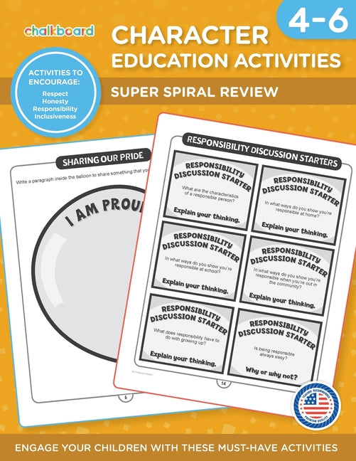 Character Education Activities Grades 4-6 - Paperback by Books by splitShops