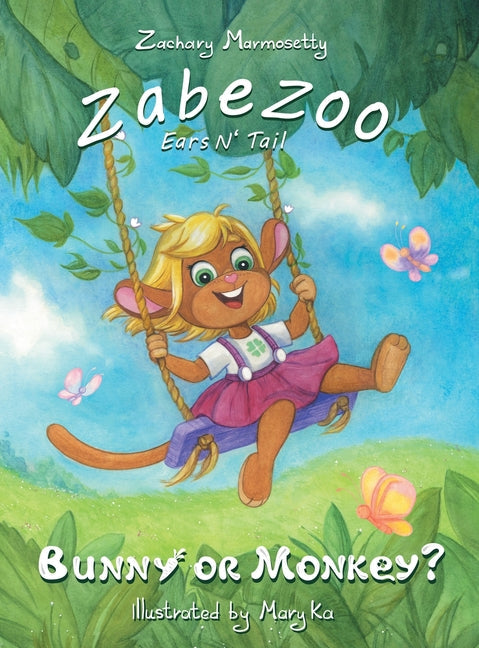 Zabezoo Ears N Tail: Bunny or Monkey - Hardcover by Books by splitShops