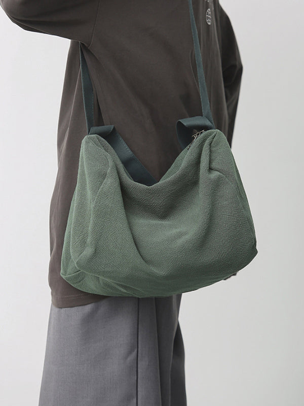 Casual Simple 4 Colors Canvas Bag by migunica