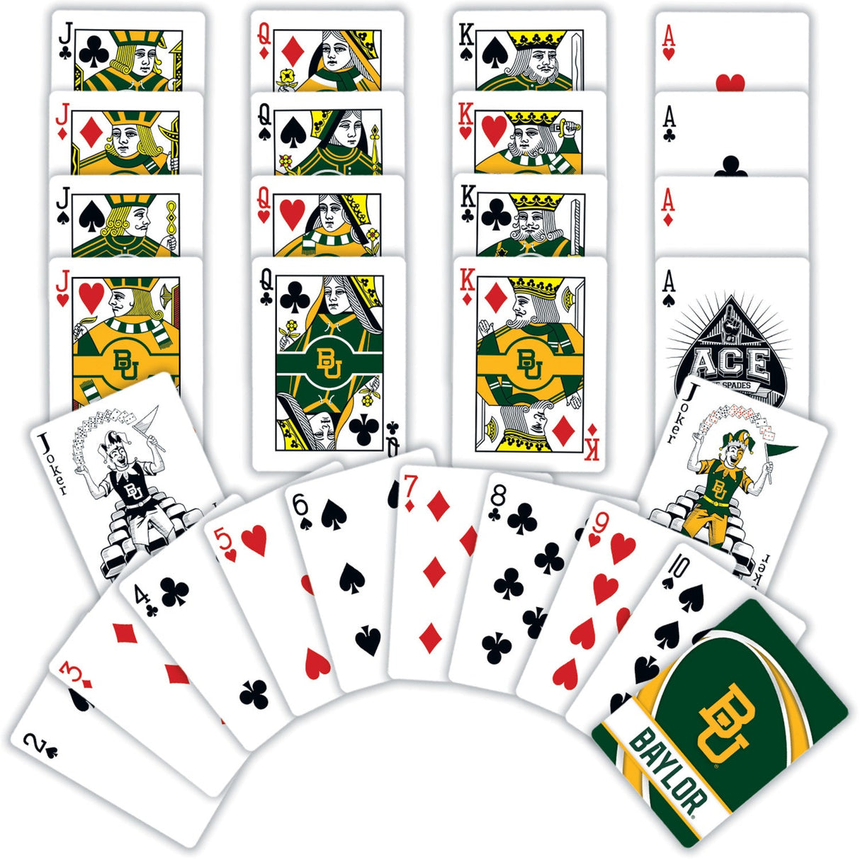 Baylor Bears Playing Cards - 54 Card Deck by MasterPieces Puzzle Company INC