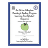 An Orton-Gillingham Reading & Spelling Program Learning the Alphabet Sequence: Upper and Lower Case Print