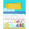 Preschool Activity Workbook: Trace Letters from A to Z Color & learn words Ages 2-5