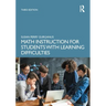 Math Instruction for Students with Learning Difficulties