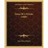 Notes of a Private (1909)