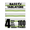 Bass FX Tablature 4-String Bass Guitar Effects Tablature 100 Pages