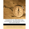 Elements of pen-and-ink rendering, rendering with pen and brush