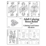 Adult Coloring Stress Relief with Calming Card Games: Hearts