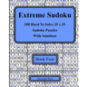 Extreme Sudoku Book Four: 100 Hard To Solve 25 x 25 Sudoku Puzzles With Solutions