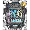 Introverts Coloring Book: Never Postpone What You Can Cancel: An Entertaining colouring Gift Book For Adults: 50 Funny & Sarcastic Colouring Pag