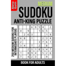 Medium Sudoku Anti-King Puzzle Book for Adults: 250 Medium Sudoku For Intermediate Players