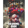 Creepy Halloween coloring book