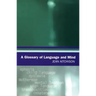 A Glossary of Language and Mind