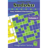 Sudoku variety pack. Easy, medium & hard puzzles: 100 puzzles. 6x9 travel size. Easy to carry
