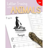Letter Tracing With Animals: Learn the Alphabet - Handwriting Practice Workbook for Children in Preschool and Kindergarten - Lilac-Peach Cover