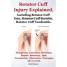 Rotator Cuff Injury Explained. Including Rotator Cuff Tear, Rotator Cuff Bursitis, Rotator Cuff Tendonitis. Symptoms, Exercises, Stretches, Repair, Re