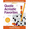 Quote Acrostic Favorites: Features 50 Rewarding Puzzles