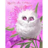 Happy 65th Birthday: Large Print Address Book with Pretty Snow Owl Design. Way Better Than a Birthday Card!