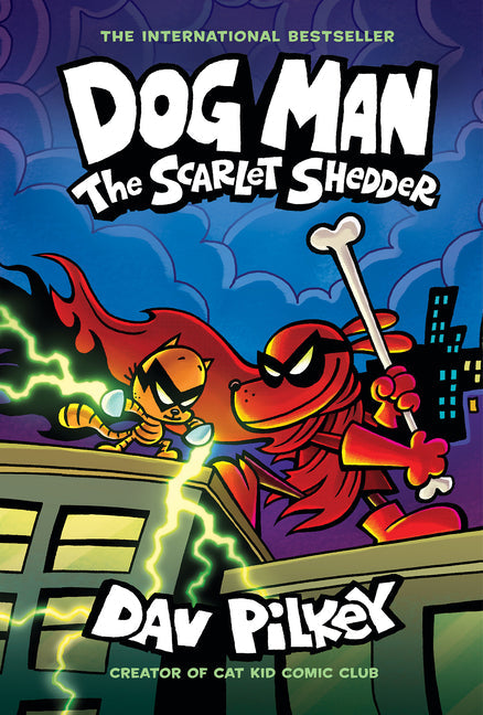 Dog Man: The Scarlet Shedder: A Graphic Novel (Dog Man #12): From the Creator of Captain Underpants - Hardcover by Books by splitShops