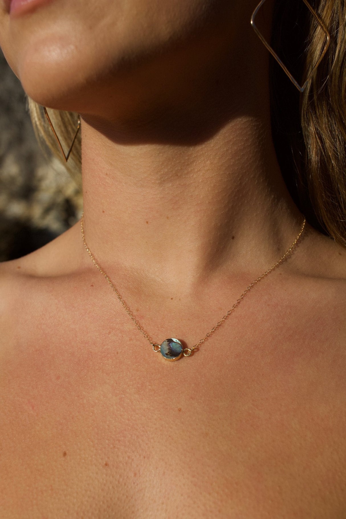 Abalone Necklace by Toasted Jewelry